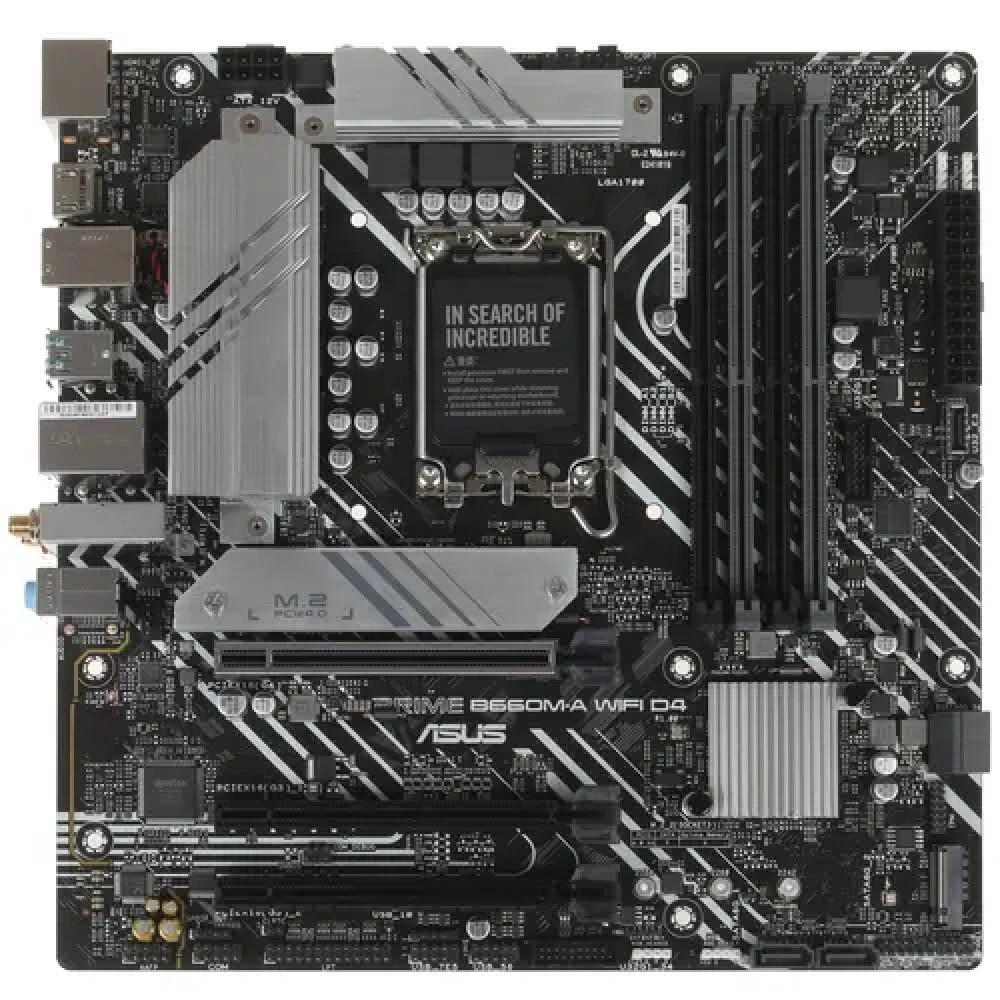 Материнская плата Asus PRIME B660M-A WIFI D4 90MB1AE0-M1EAY0 Micro-ATX, LGA 1700 — фото товара