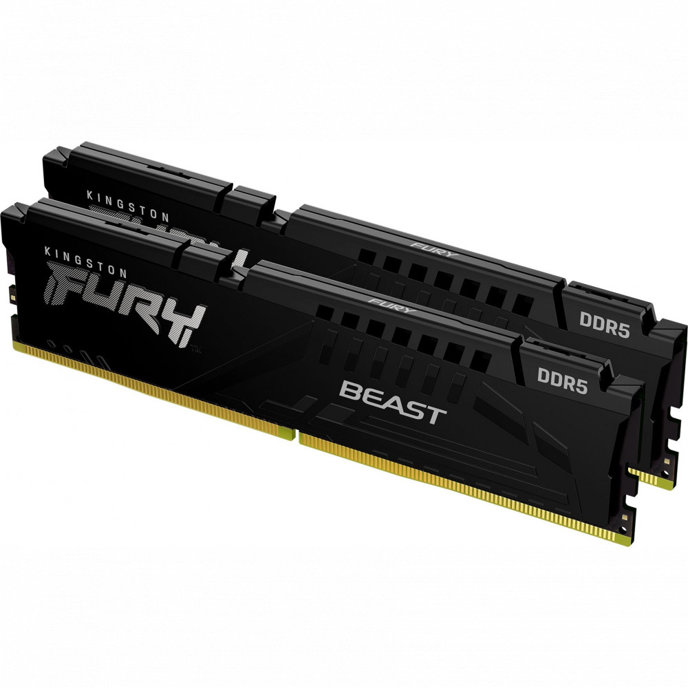 ОЗУ Kingston Fury Beast KF552C40BBK2-32 DIMM, DDR5, 32 Гб (2 х 16 Гб), 5200 МГц - миниатюра 3