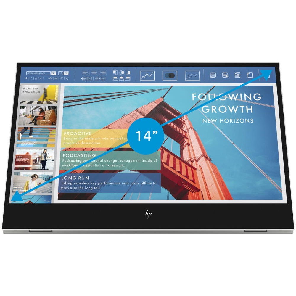 Монитор HP E14 G4 1B065AA 14 ", IPS, Full HD 1920x1080 (16:9), 60 Гц — фото товара