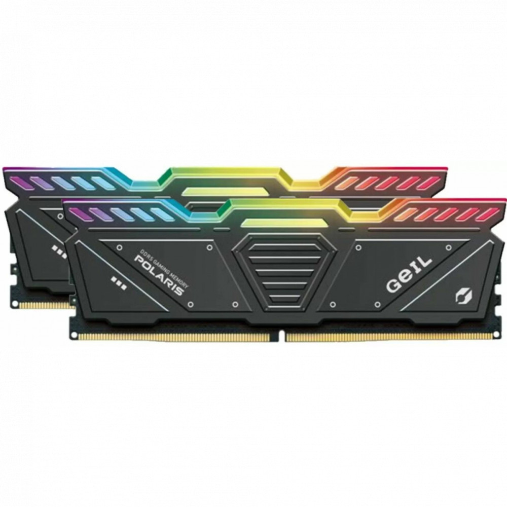 ОЗУ Geil POLARIS RGB Titanium Gray GOSG532GB5600C38ADC DIMM, DDR5, 32 Гб (2 х 16 Гб), 5600 МГц - миниатюра 2