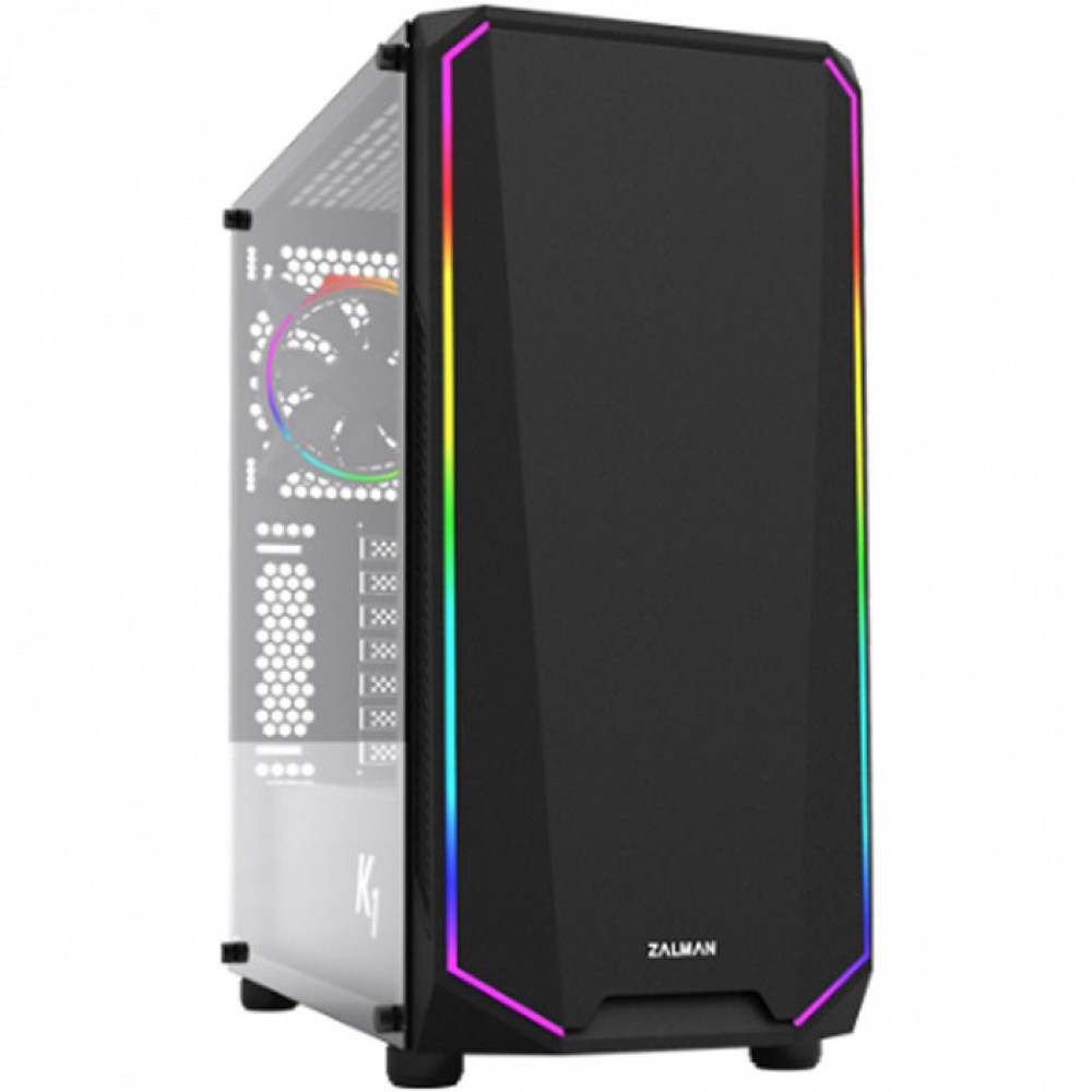 Корпус Zalman K1 Rev.B black Mid-Tower — фото товара