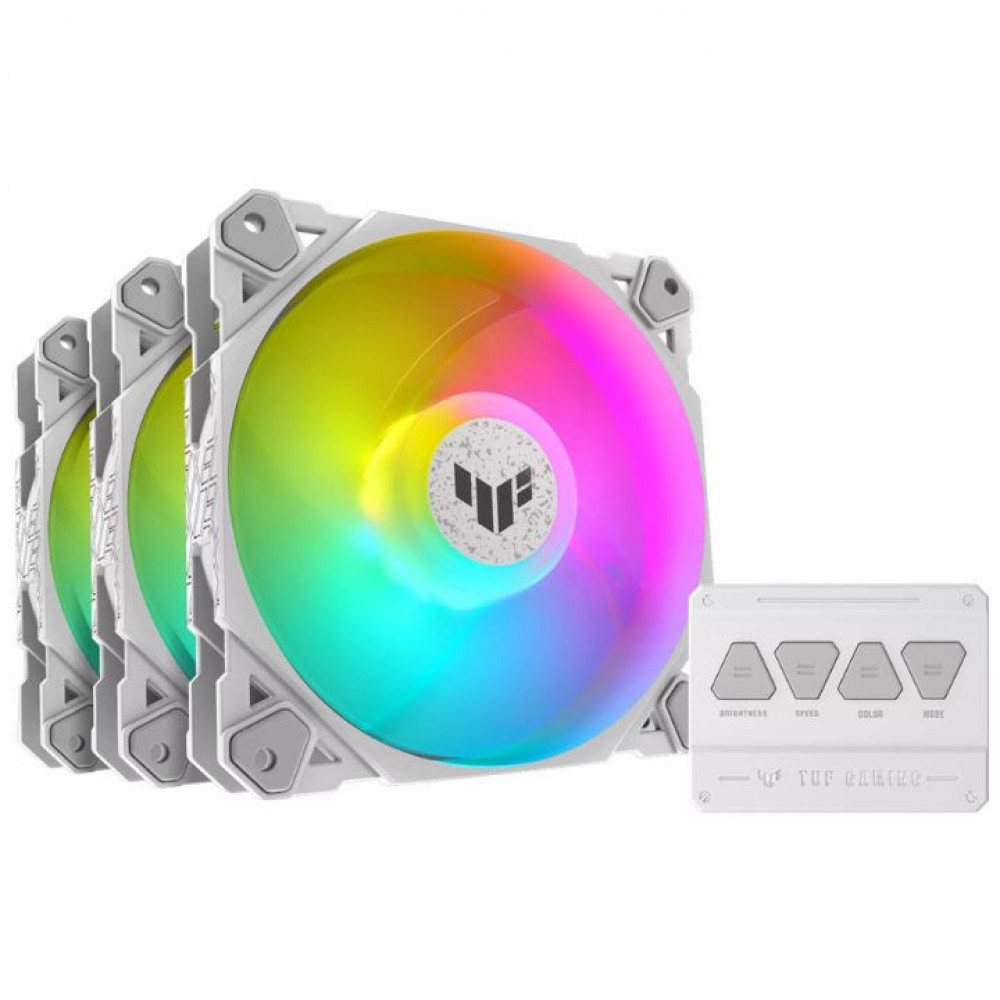 Система охлаждения Asus TUF GAMING TF120 ARGB WHITE 3IN1 Для системного блока — фото товара