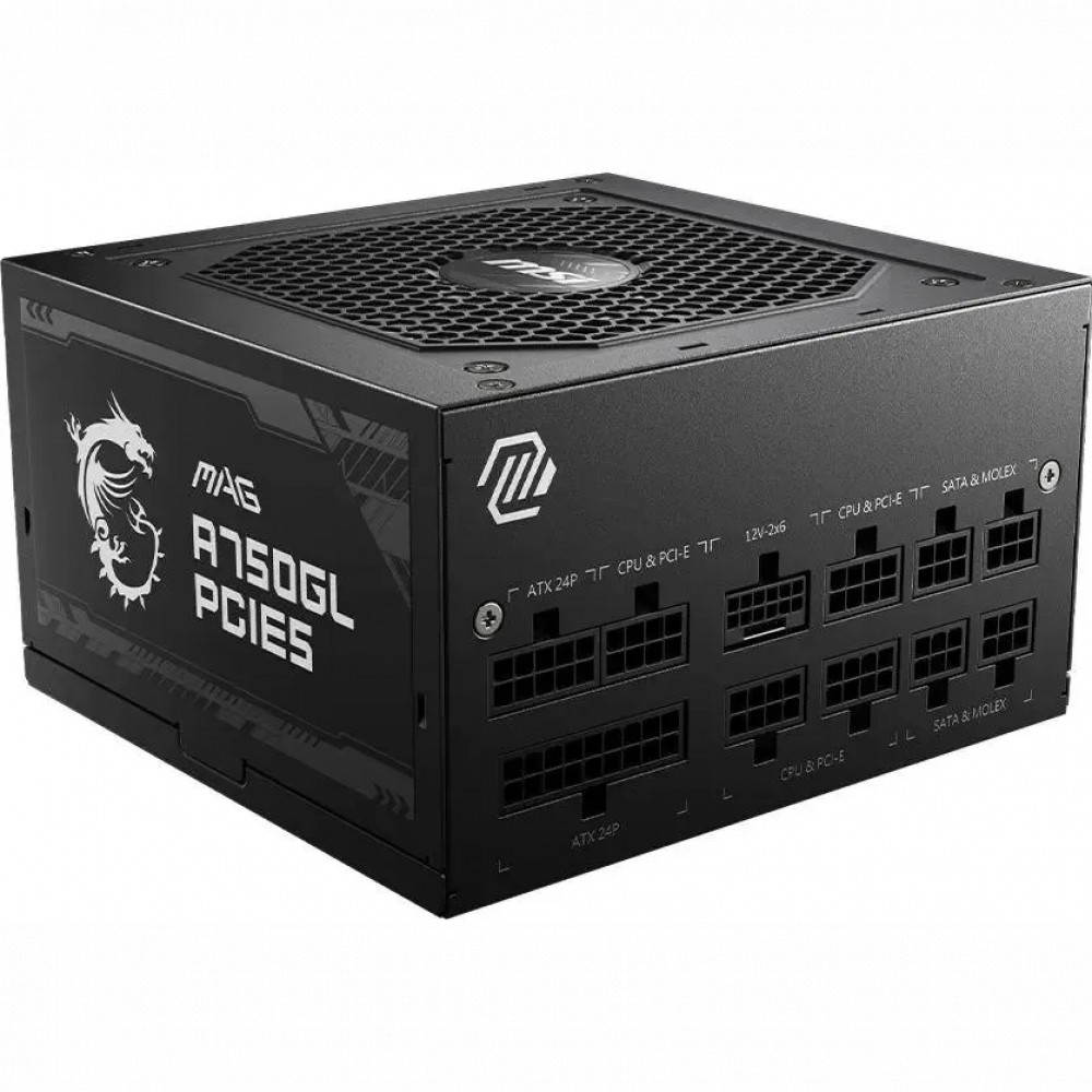 Блок питания MSI MAG A750GL PCIE5 Gen.5 306-7ZP8B11-CE0 750 Вт — фото товара