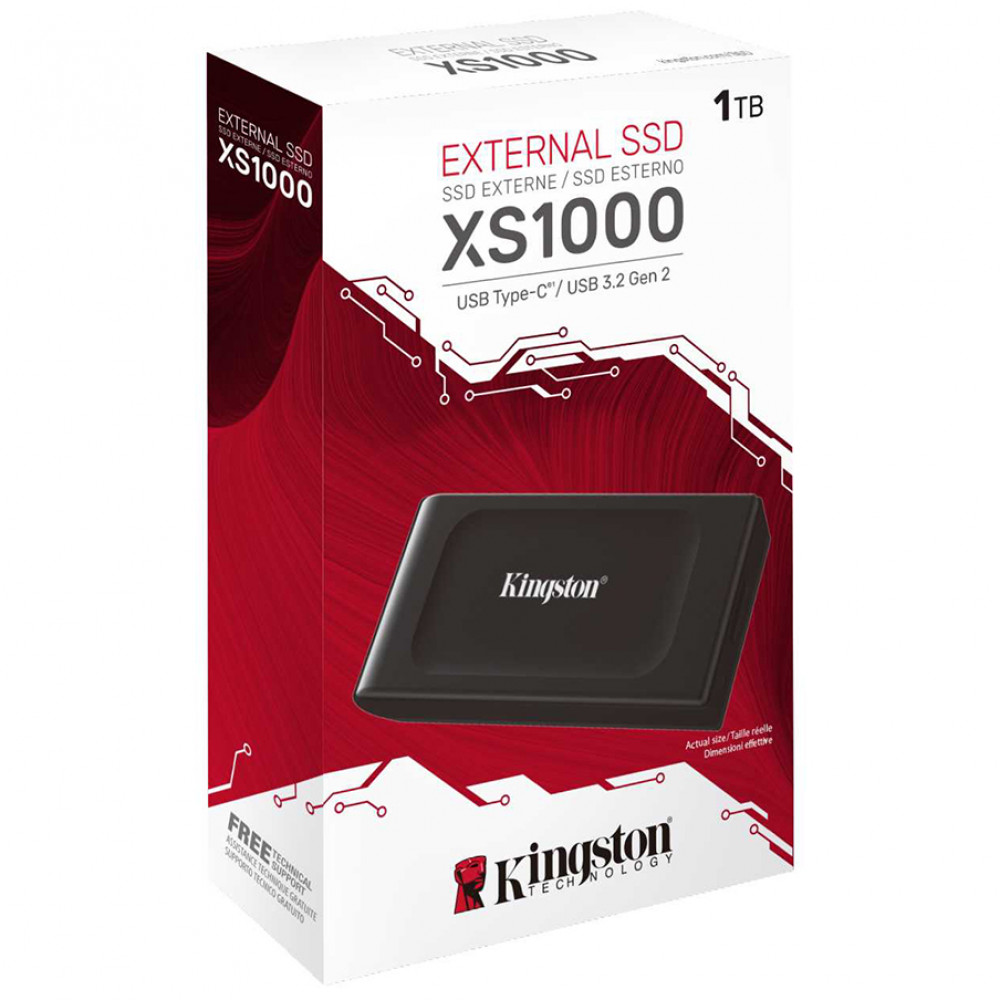 Внешние накопители Kingston XS1000 SXS1000/1000G 1 ТБ - миниатюра 3
