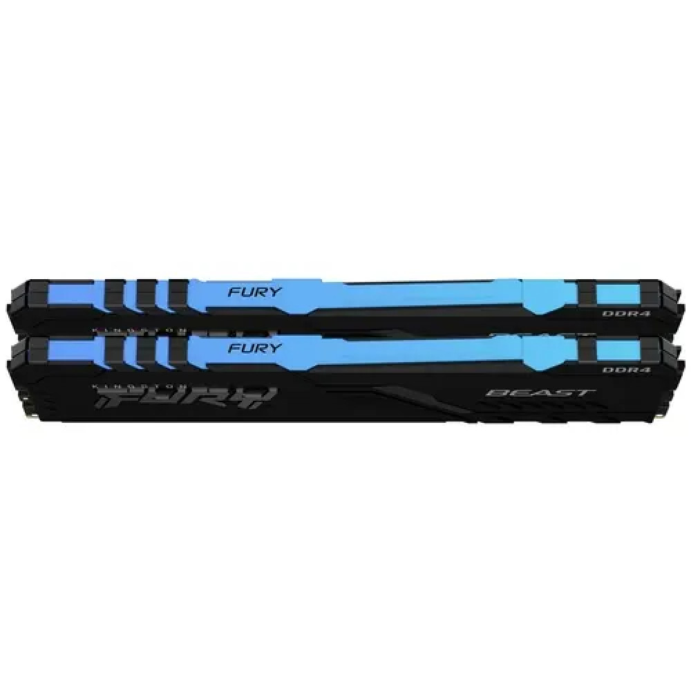 ОЗУ Kingston FURY Beast RGB KF432C16BB12AK2/32 DIMM, DDR4, 32 Гб (2 х 16 Гб), 3200 МГц - миниатюра 3