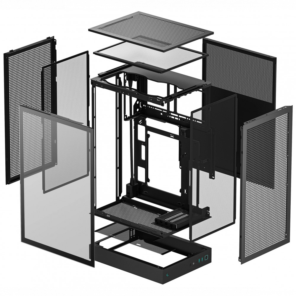Корпус Deepcool CH270 Black R-CH270-BKNGM0-G-1 Mini-Tower - миниатюра 4