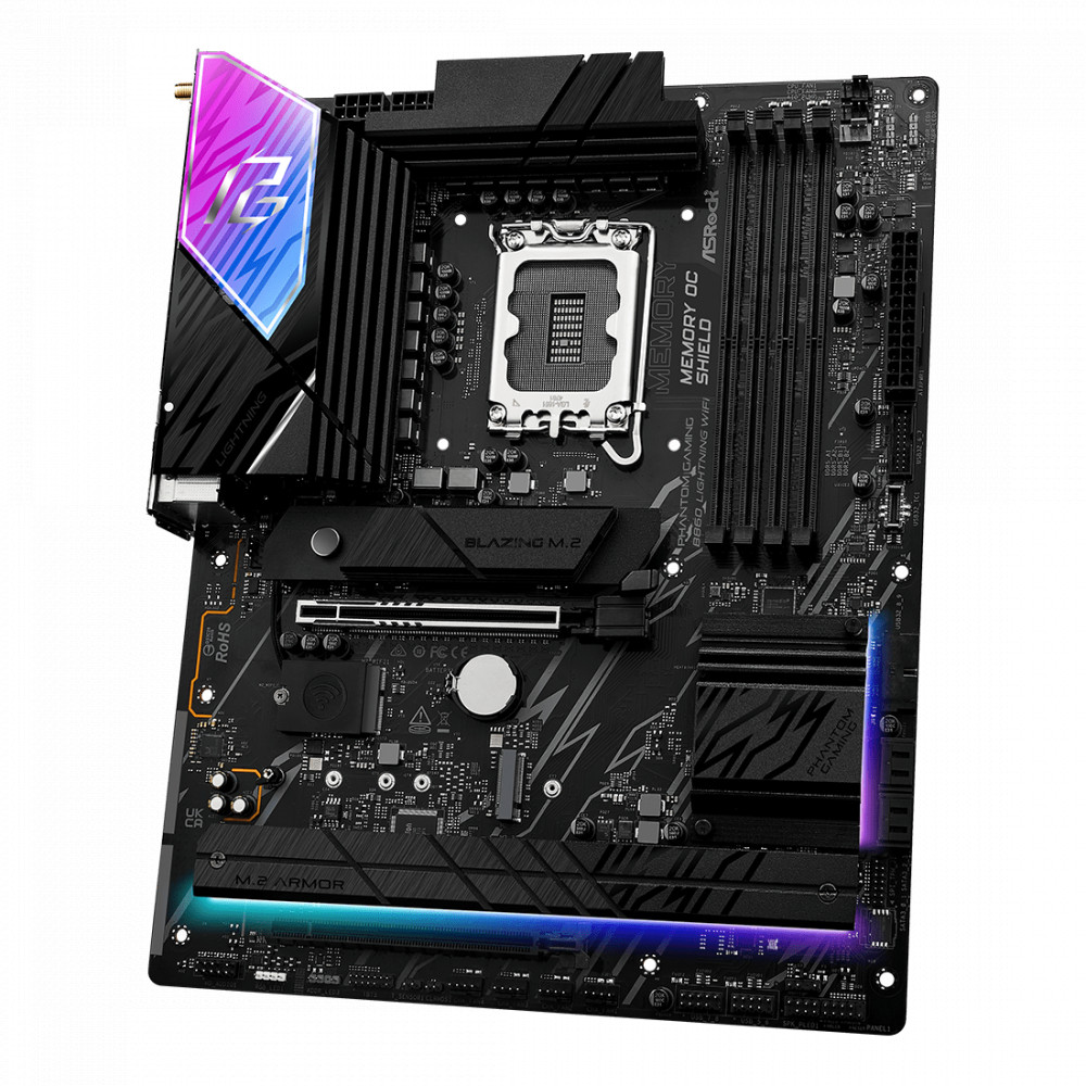 Материнская плата ASRock B860 LIGHTNING WIFI ATX, LGA 1851 - миниатюра 4