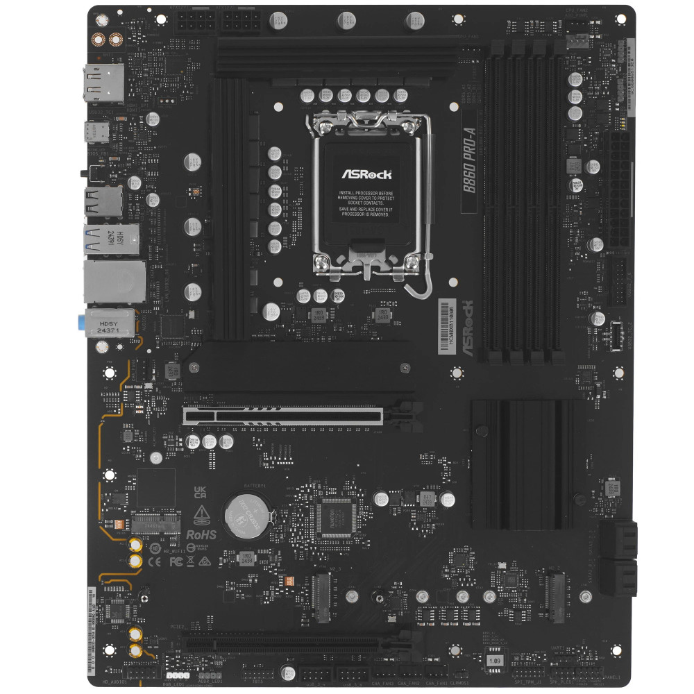 Материнская плата ASRock B860 PRO-A ATX, LGA 1851 — фото товара