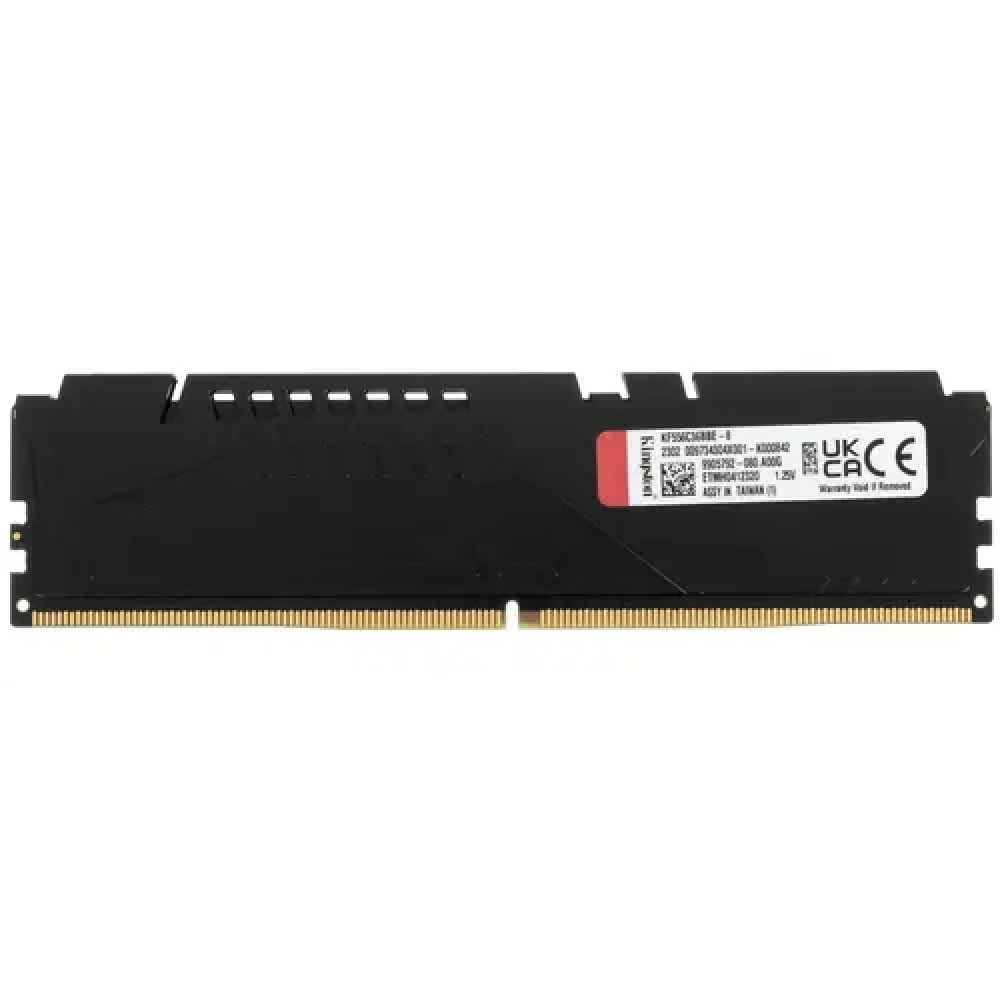 ОЗУ Kingston Fury Beast Black KF556C36BBE-8 DIMM, DDR5, 8 Гб, 5600 МГц - миниатюра 2