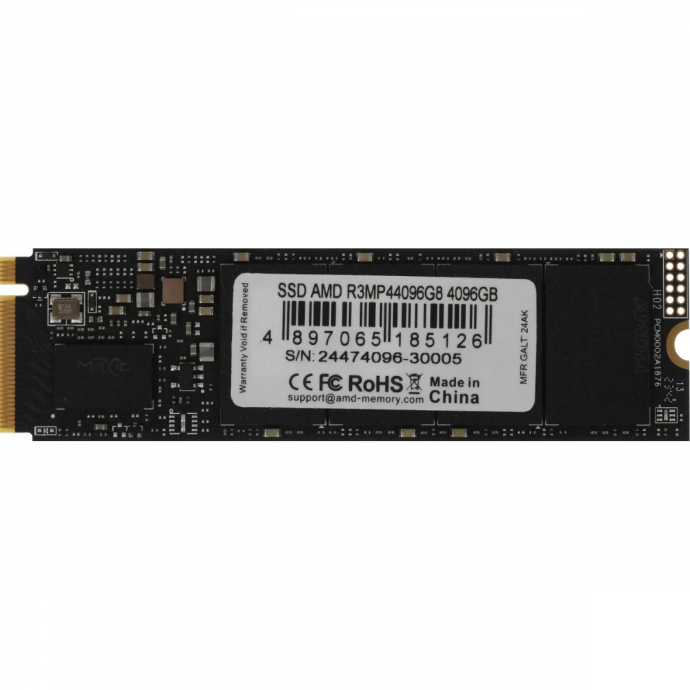 Жесткий диск AMD R3MP44096G8 SSD (твердотельные), 4 ТБ, M.2, PCIe — фото товара