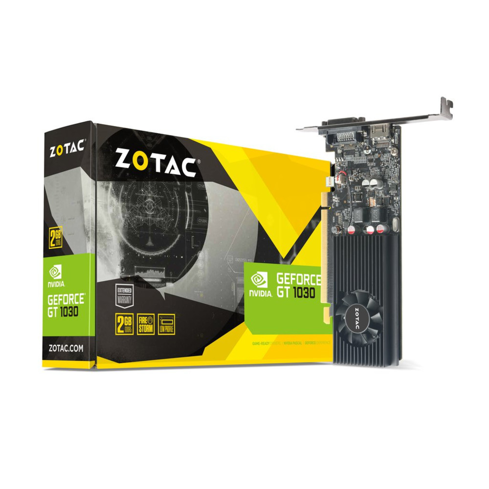 Видеокарта Zotac GeForce GT 1030 Low Profile ZT-P10300A-10L 2 ГБ — фото товара