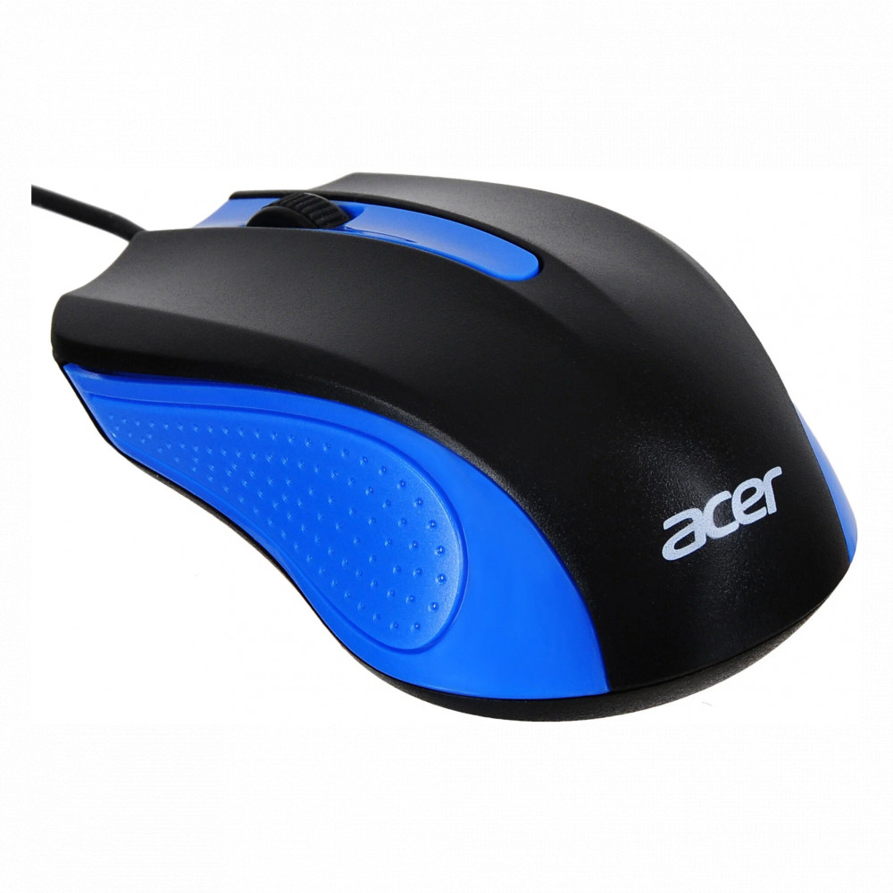 Мышь Acer OMW011 черный/синий ZL.MCEEE.002 Бюджетные, Проводная - миниатюра 3