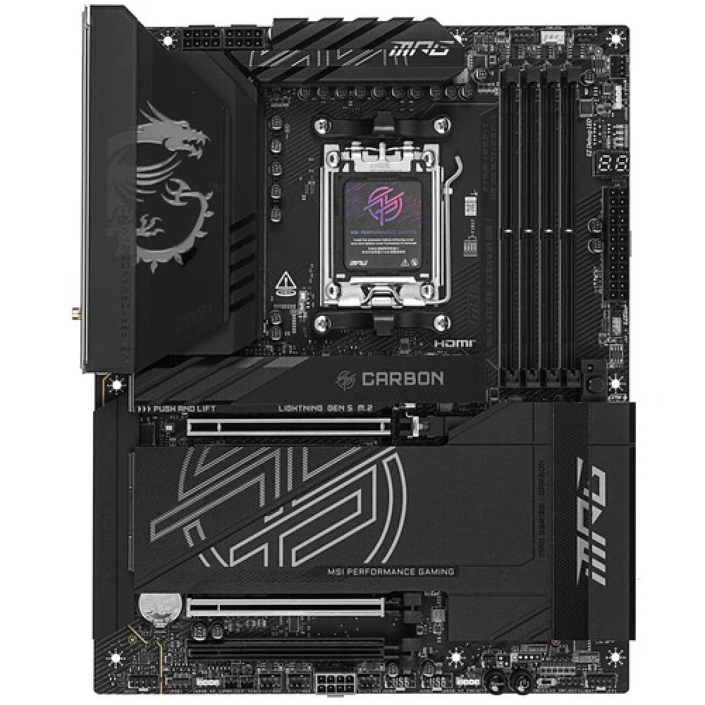 Материнская плата MSI MPG X870E CARBON WIFI ATX, AMD AM5 — фото товара