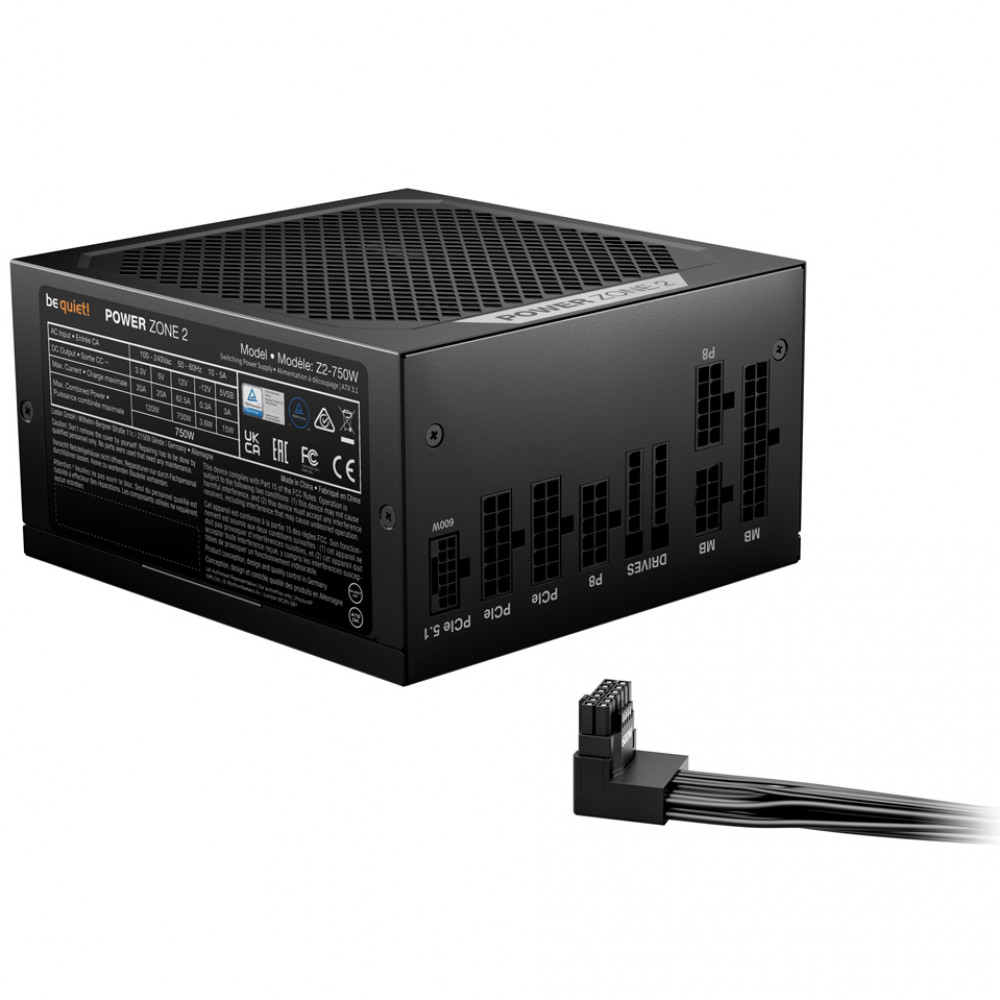 Блок питания be quiet! POWER ZONE 2 BP006EU 750 Вт - миниатюра 2