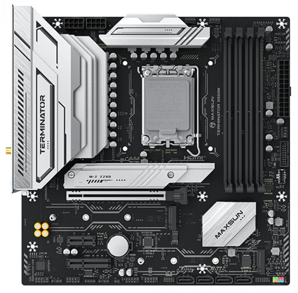 Материнская плата Maxsun Terminator B860M WIFI MS-Terminator B860M WIFI Micro-ATX, LGA 1851 — фото товара