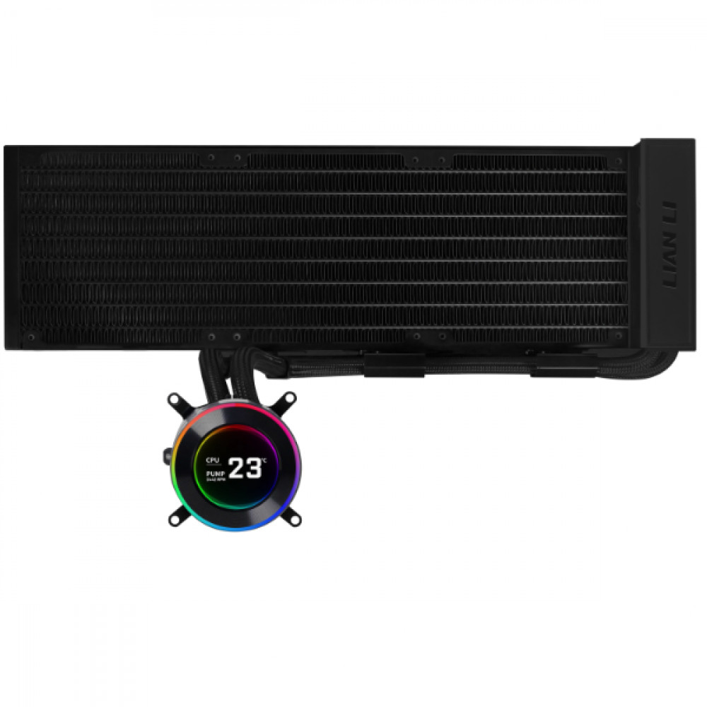Система охлаждения Lian Li Hydroshift II LCD-C 360N Black G89.GHS2LCD36B.00 Для процессора — фото товара