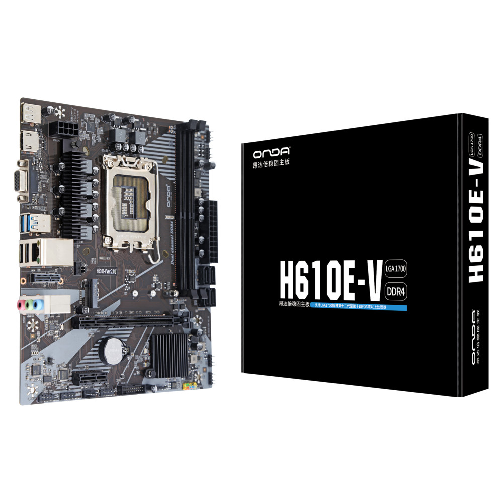 Материнская плата Onda H610E-V2.01 Micro-ATX, LGA 1700 — фото товара