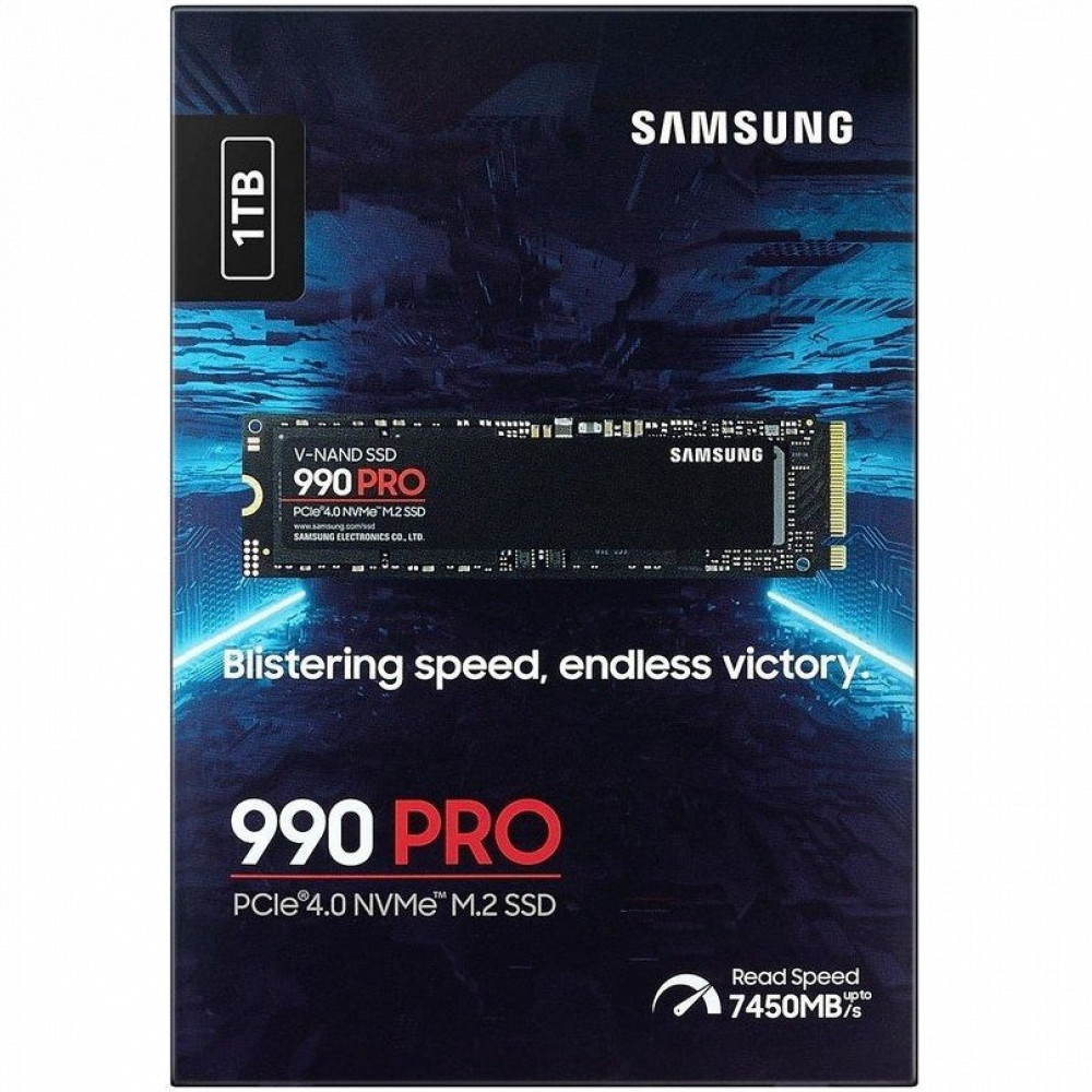 Жесткий диск Samsung 990 PRO MZ-V9P1T0BW SSD (твердотельные), 1 ТБ, M.2, PCIe - миниатюра 4