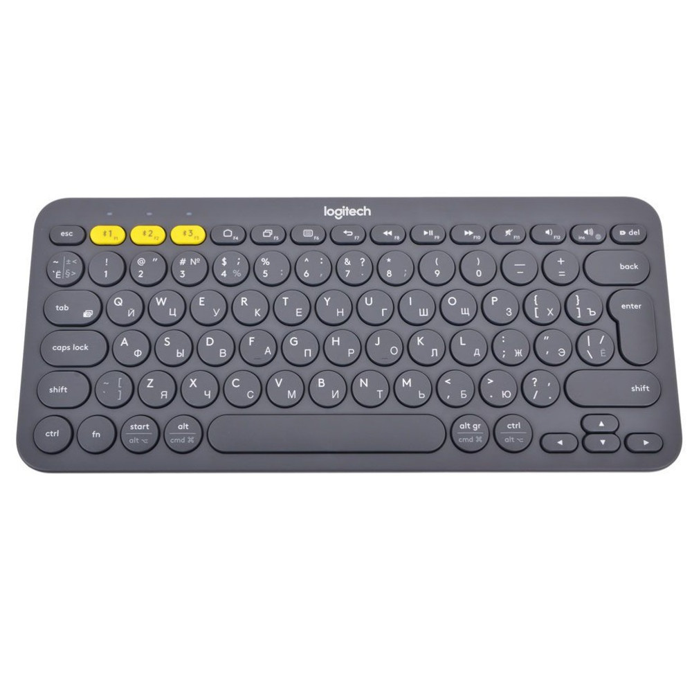 Клавиатура Logitech K380 - Dark Grey 920-007584 Беспроводная, Bluetooth - миниатюра 3