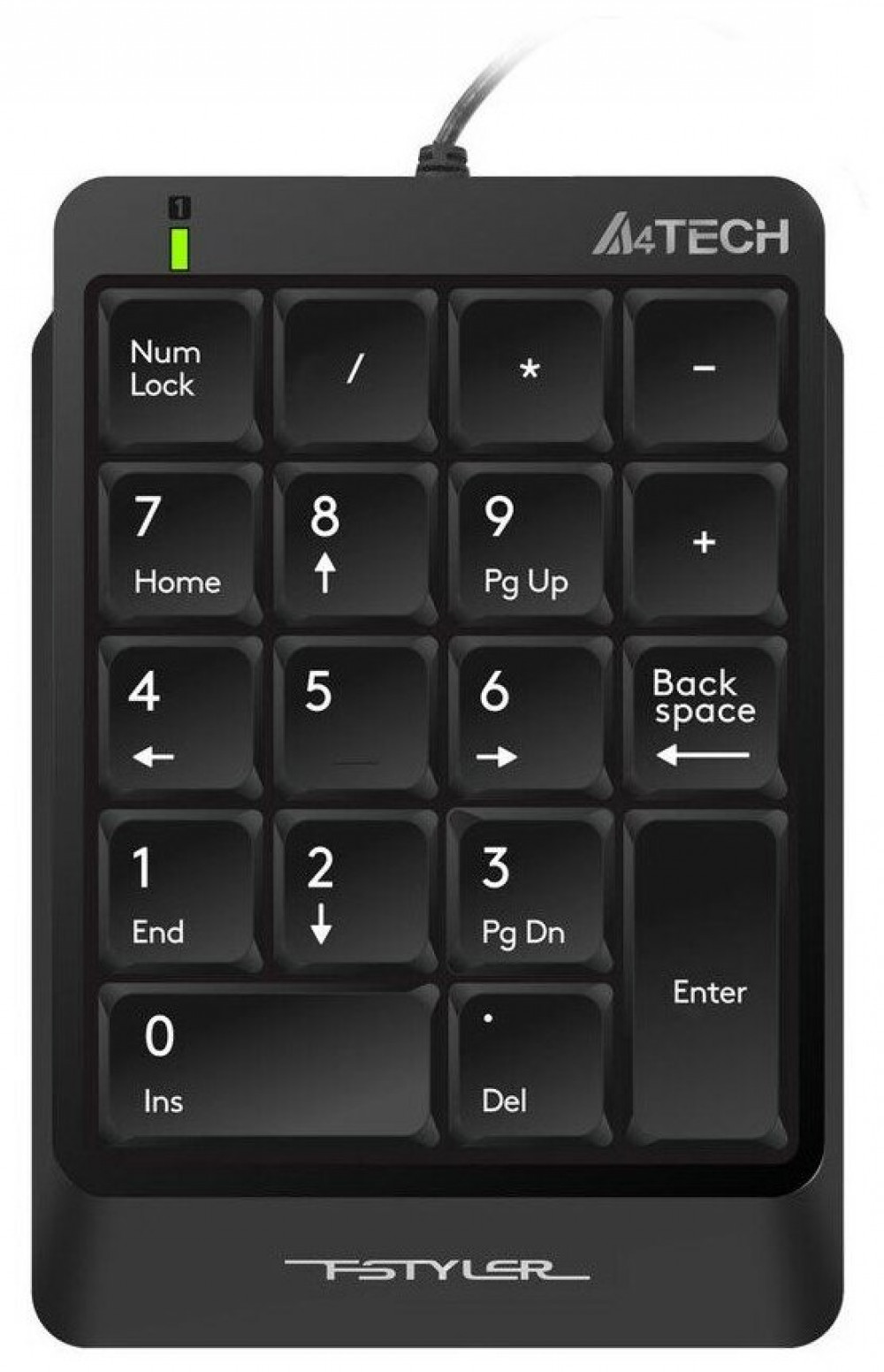 Клавиатура A4Tech Fstyler FK13P FK13P BLACK Проводная, USB - миниатюра 3