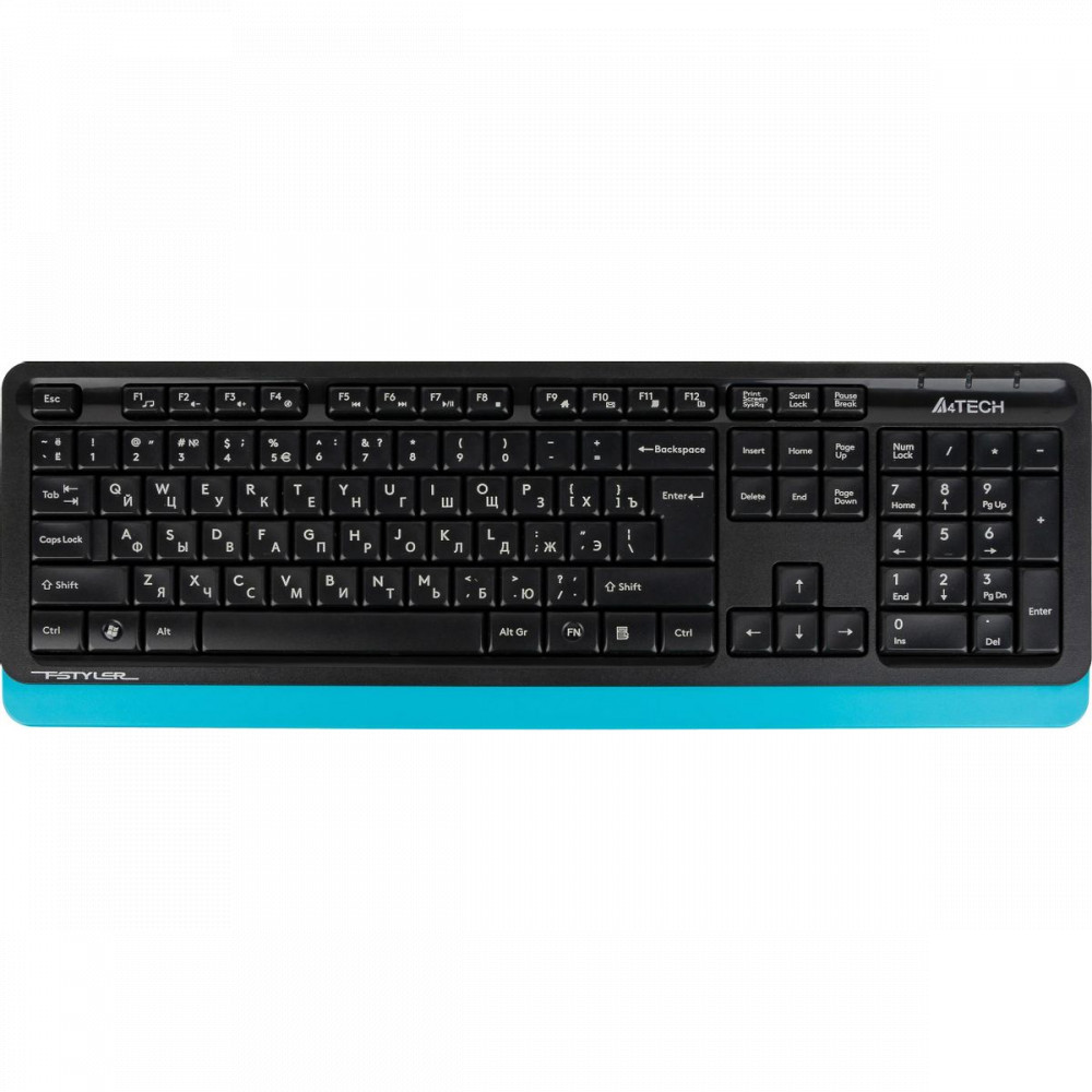 Клавиатура + мышь A4Tech Fstyler FG1010 Blue FG1010 BLUE - миниатюра 5