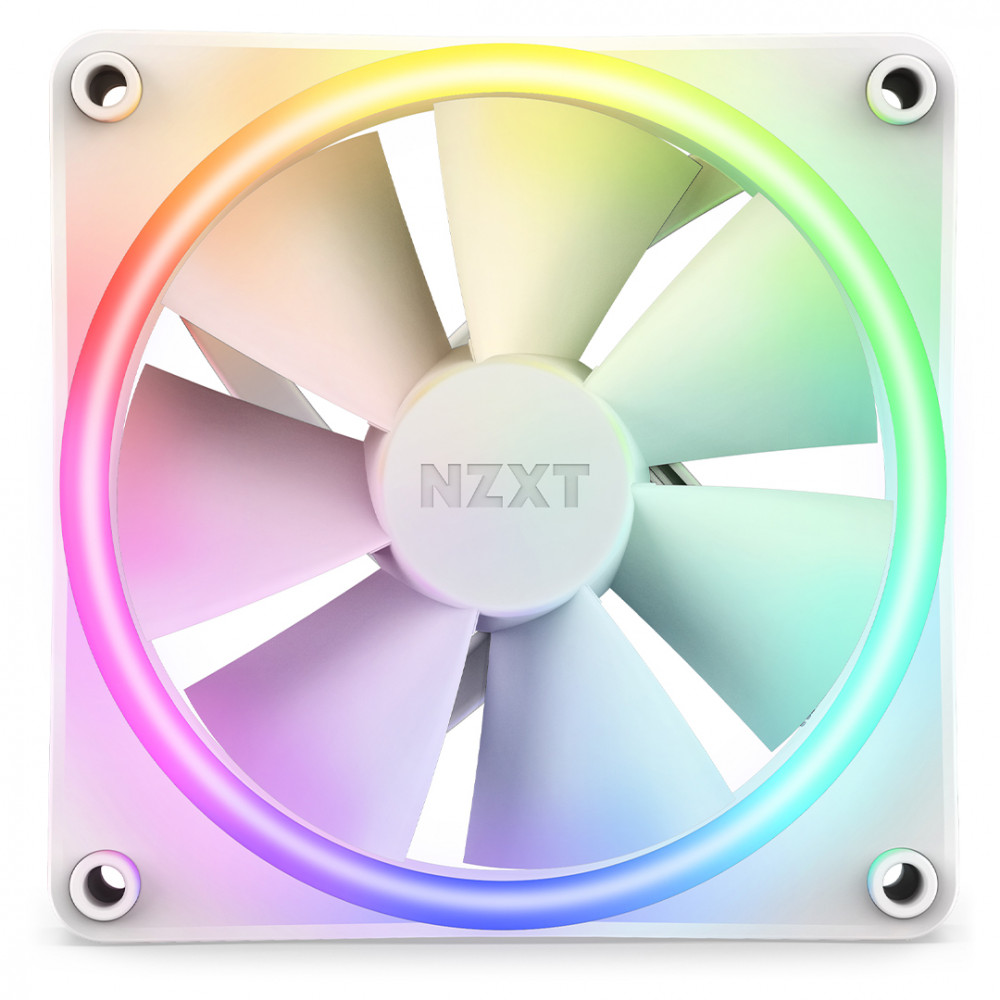 Система охлаждения NZXT F120 RGB Duo Fan 120mm PWM White Triple Pack RF-D12TF-W1 Для системного блока - миниатюра 2