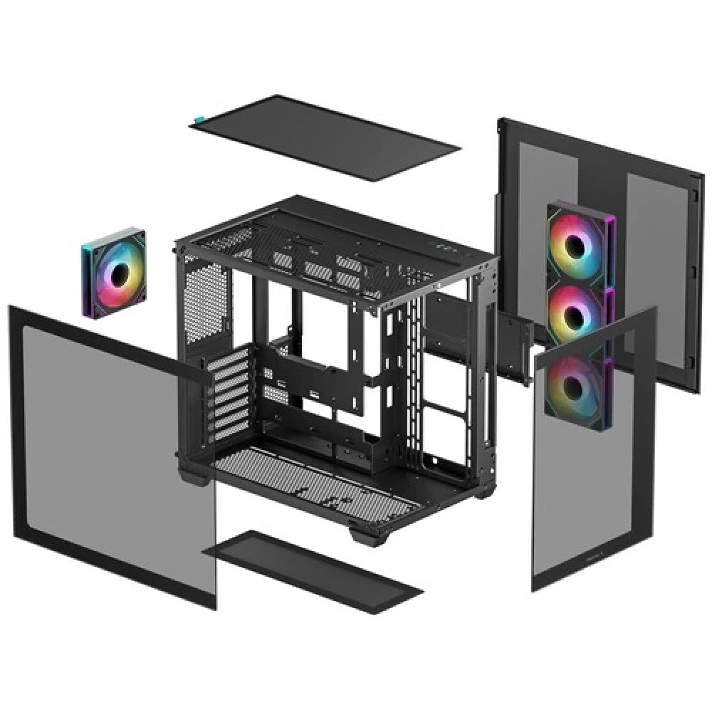 Корпус Deepcool CG530 4F Черный R-CG530-BKADA4-G-1 Mid-Tower - миниатюра 5