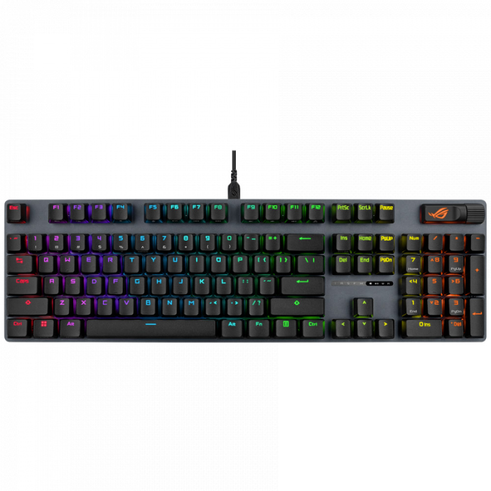 Клавиатура Asus ROG Strix Scope II X NX Snow V2 90MP03XF-BKRA00 Проводная, USB - миниатюра 3