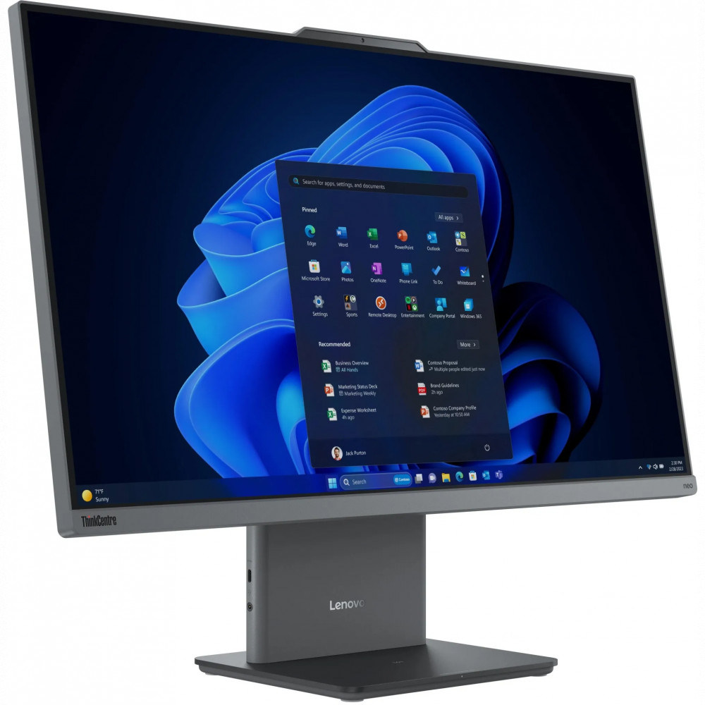 Моноблок Lenovo ThinkCentre Neo 50a 27 Gen 6 LNL 13QF003AGV 27 ", Intel, Core Ultra 5, 226V, 2.1, 16 Гб, 512 Гб - миниатюра 2