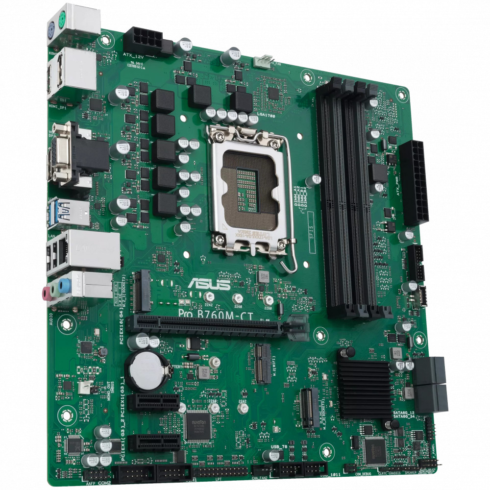 Материнская плата Asus Pro B760M-CT-CSM Micro-ATX, LGA 1700 - миниатюра 3