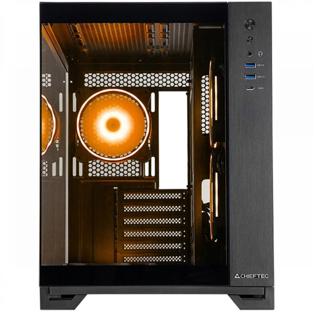 Корпус Chieftec Visio GM-30B-TG-OP Mid-Tower - миниатюра 2