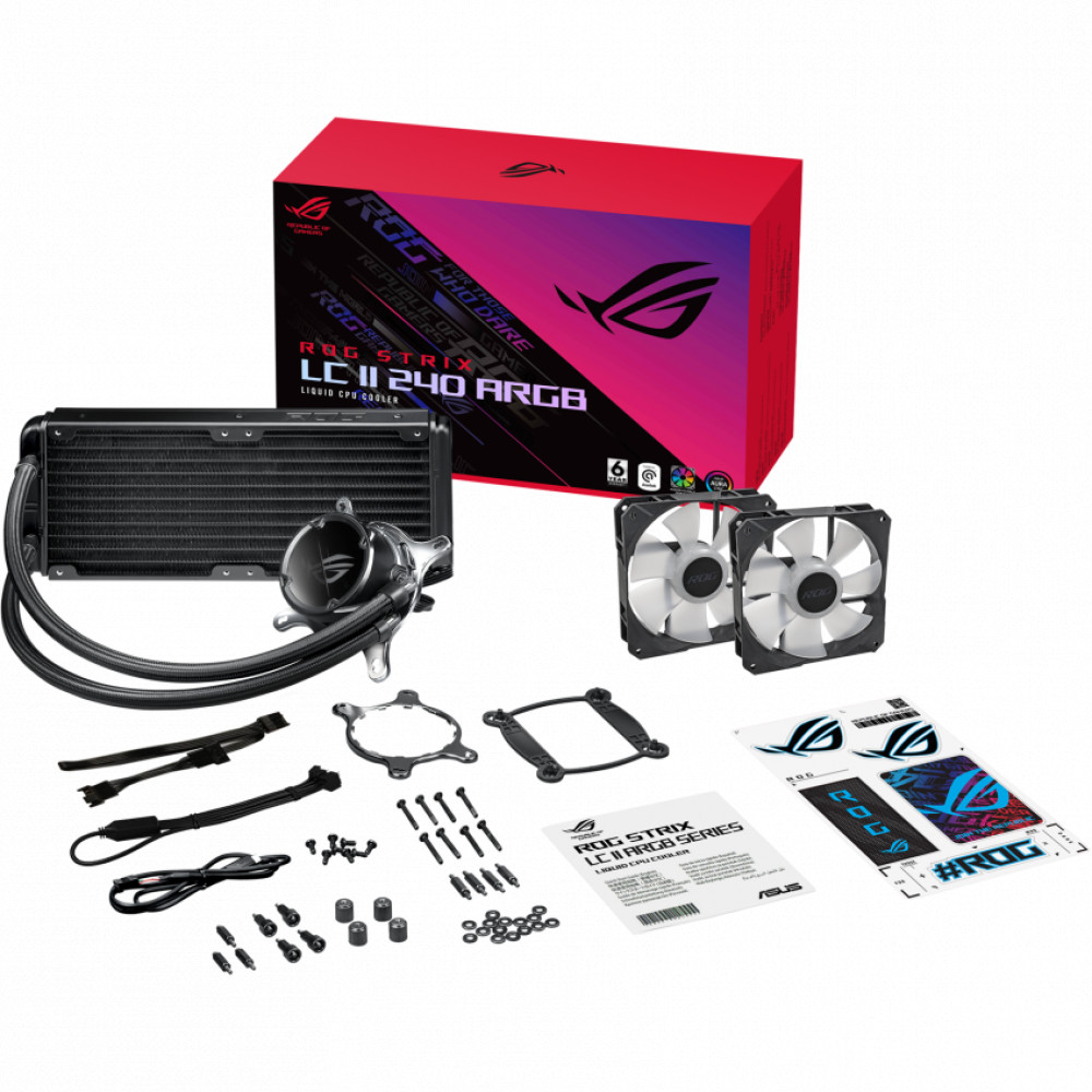 Система охлаждения Asus ROG STRIX LC II 240 ARGB - миниатюра 5