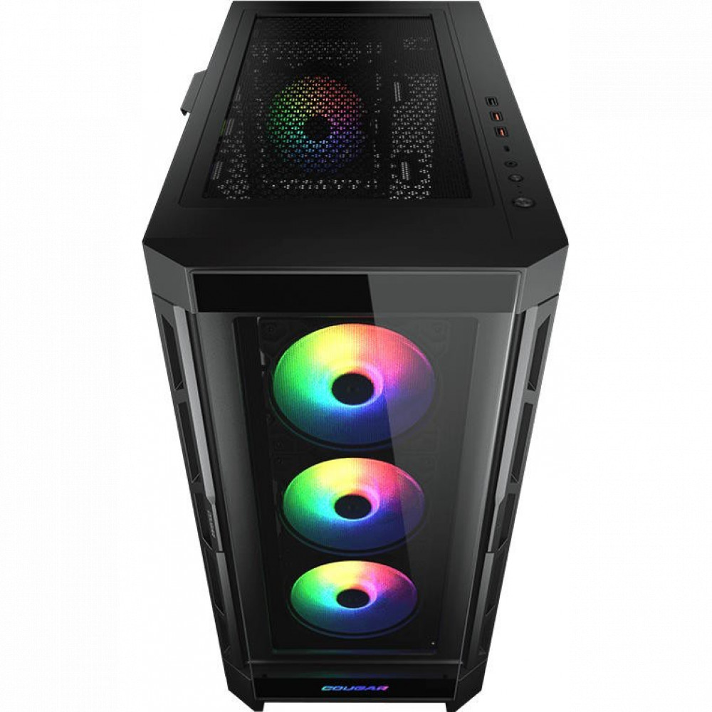 Корпус Cougar Duoface Pro RGB Black CGR-5AD1B-RGB Mid-Tower - миниатюра 10