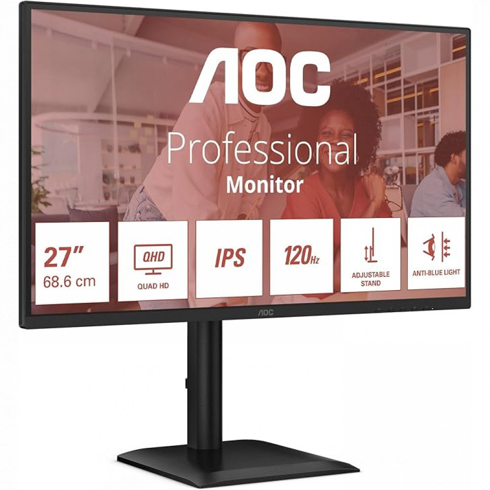 Монитор AOC Q27E4U 27 ", IPS, Quad HD 2560x1440 (16:9), 120 Гц - миниатюра 2