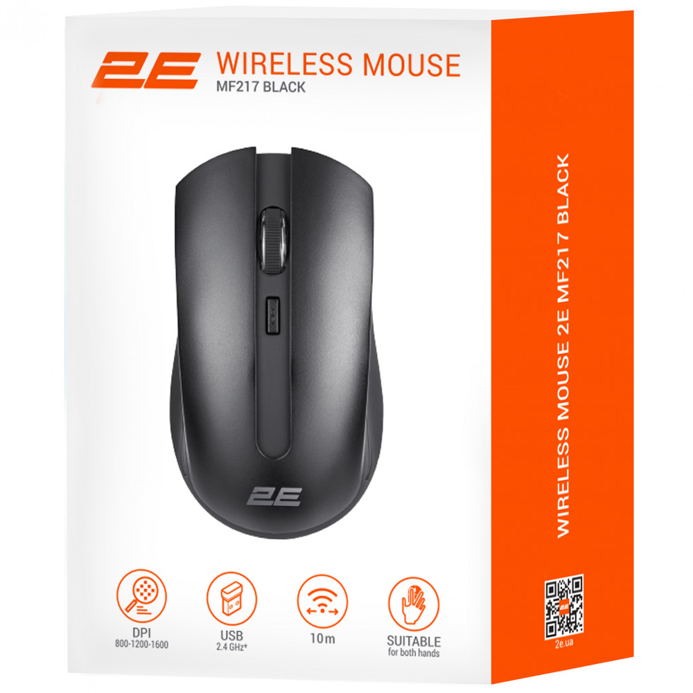Мышь 2E MF217 WL 2E-MF217WB Бюджетные, Беспроводная - миниатюра 4