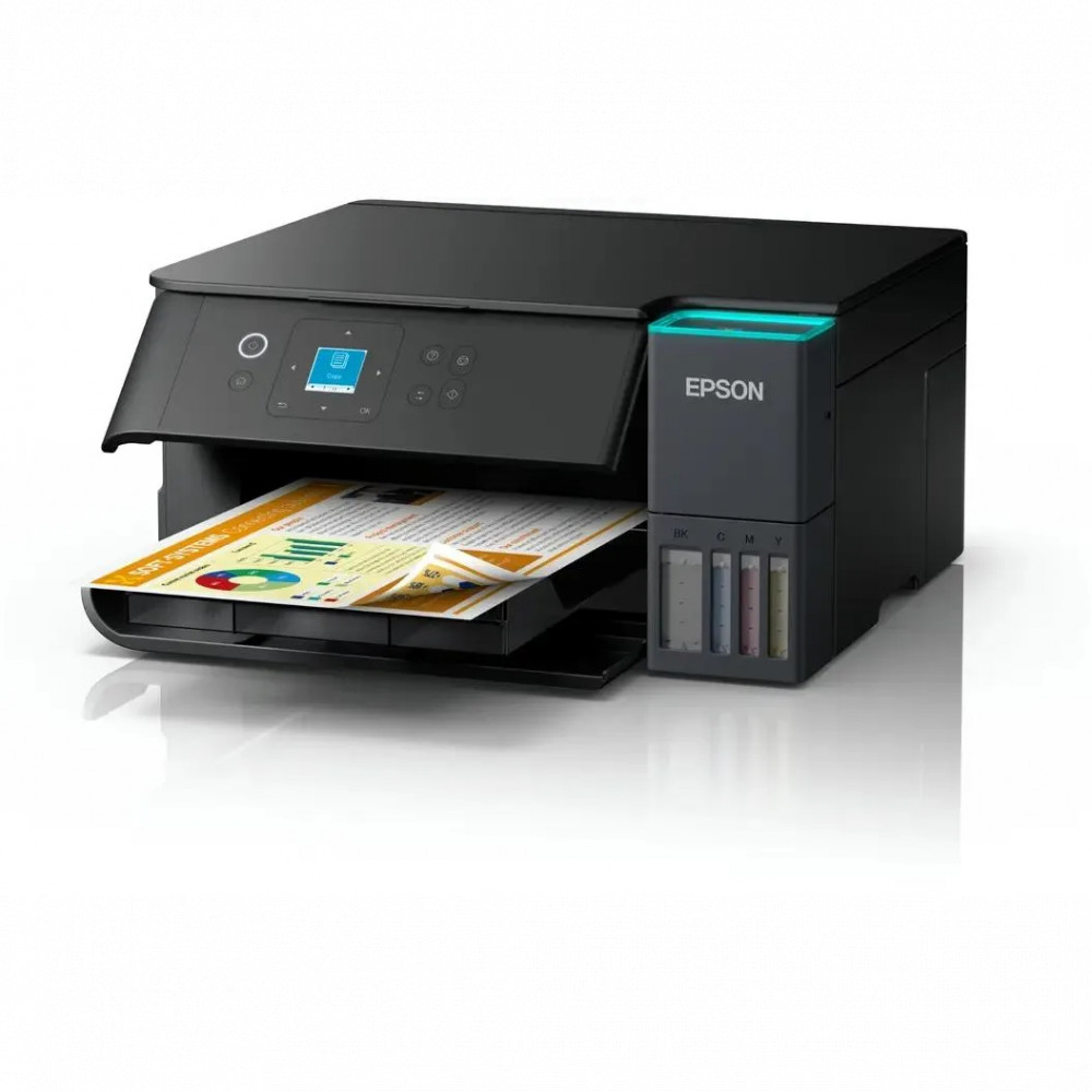 МФУ Epson EcoTank L4360 цветная печать C11CL41412 А4, Струйный, Цветная - миниатюра 2