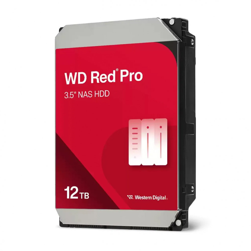 Жесткий диск Western Digital Red Plus WD120EFGX HDD (классические), 12 ТБ, 3.5 дюйма, SATA — фото товара