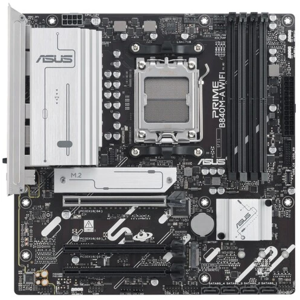 Материнская плата Asus PRIME B840M-A WIFI Micro-ATX, AMD AM5 — фото товара