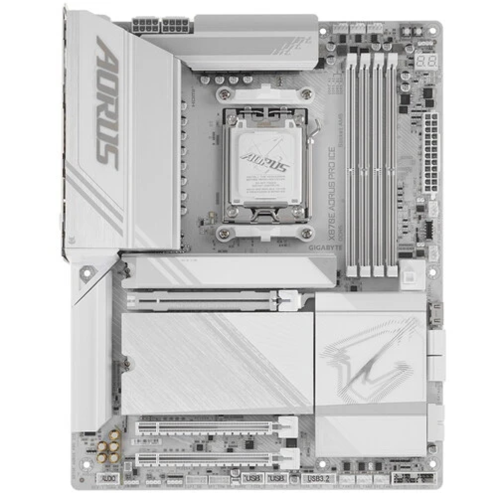 Материнская плата Gigabyte X870E AORUS PRO ICE ATX, AMD AM5 — фото товара