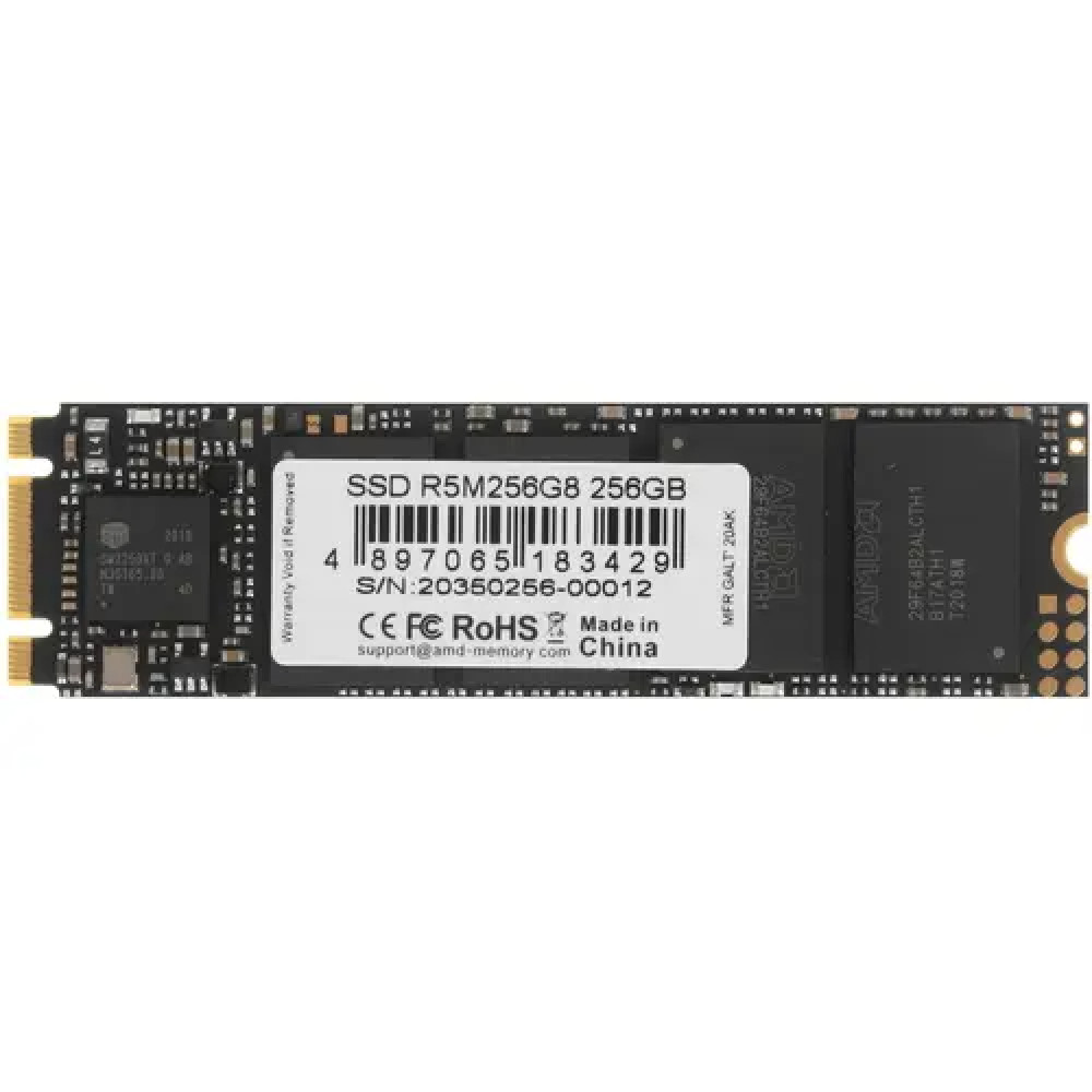 Жесткий диск AMD Radeon R5 Client SSD R5M256G8 SSD (твердотельные), 256 ГБ, M.2, SATA — фото товара