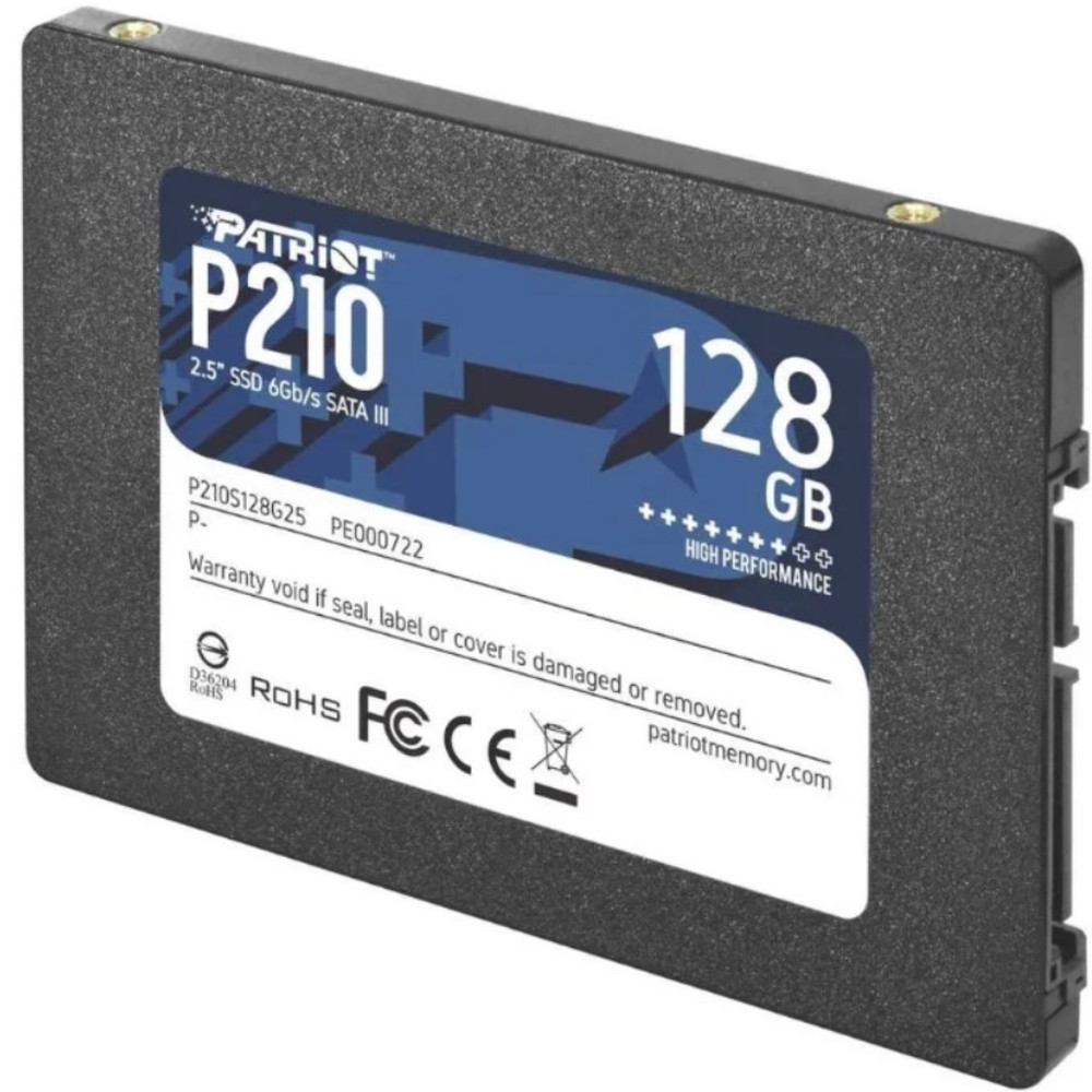 Жесткий диск Patriot P210S128G25 SSD (твердотельные), 128 ГБ, 2.5 дюйма, SATA - миниатюра 3