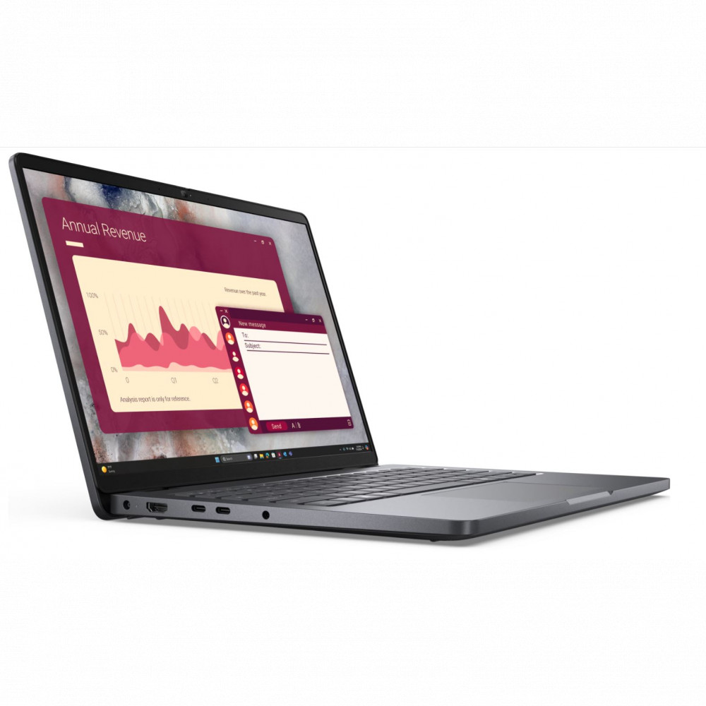 Ноутбук Dell Pro 14 PC14250 BTO109_PC14250_EMEA_210-BQHF 14 ", WUXGA 1920x1200 (16:10), Intel, Core Ultra 7, 16 Гб, 512 ГБ, Intel Graphics, Windows 11 Pro - миниатюра 2