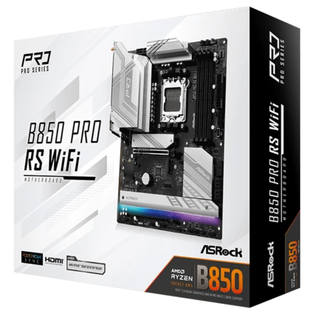 Материнская плата ASRock B850 Pro RS B850 PRO RS ATX, AMD AM5 - миниатюра 4