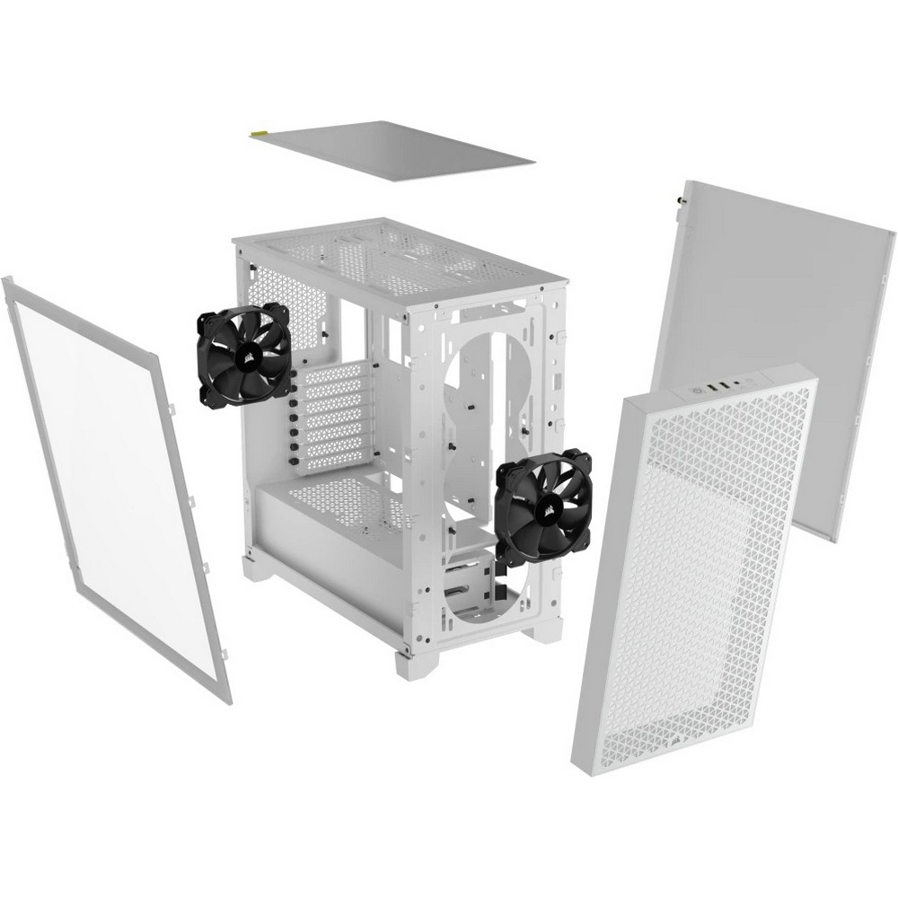 Корпус Corsair 3000D AIRFLOW WHITE CC-9011252-WW Mid-Tower - миниатюра 10