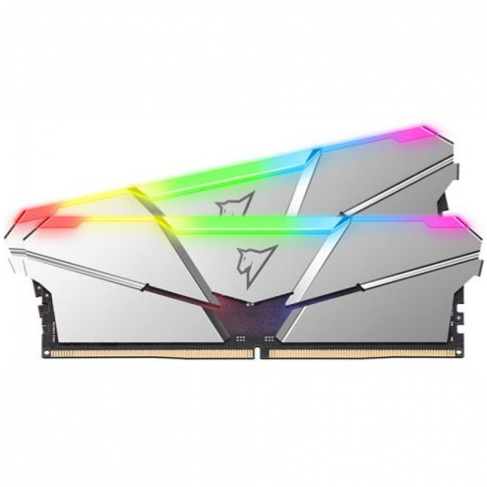 ОЗУ Netac Shadow Silver RGB NTSRD5P56DP-32S DIMM, DDR5, 32 Гб (2 х 16 Гб), 5600 МГц - миниатюра 2