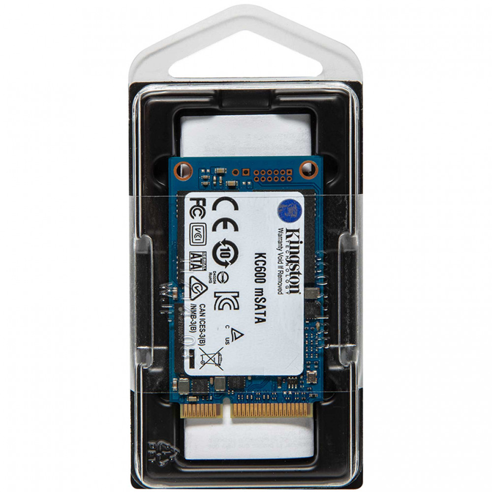 Жесткий диск Kingston KC600 SKC600MS/256G SSD (твердотельные), 256 ГБ, mSATA, SATA - миниатюра 3