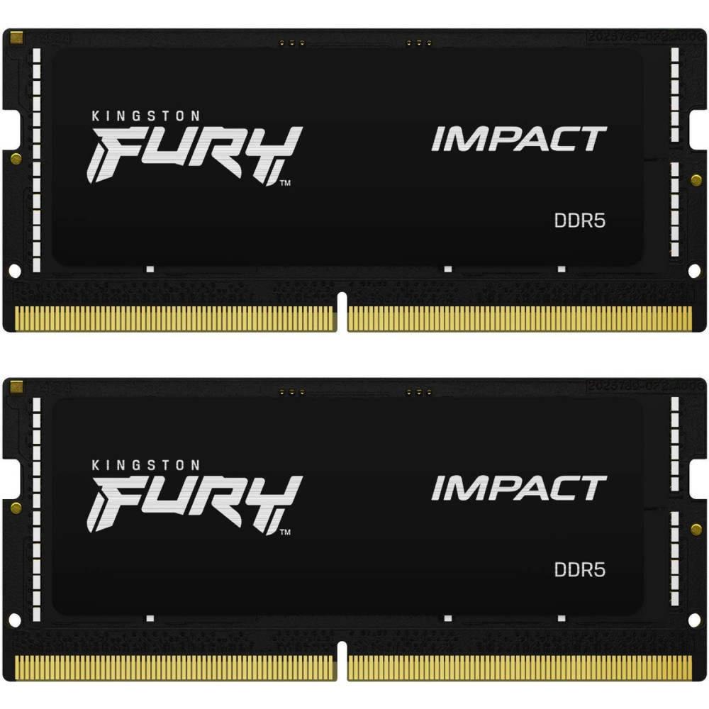ОЗУ Kingston Fury Impact KF556S40IBK2-32 SO-DIMM, DDR5, 32 Гб (2 х 16 Гб), 5600 МГц - миниатюра 2