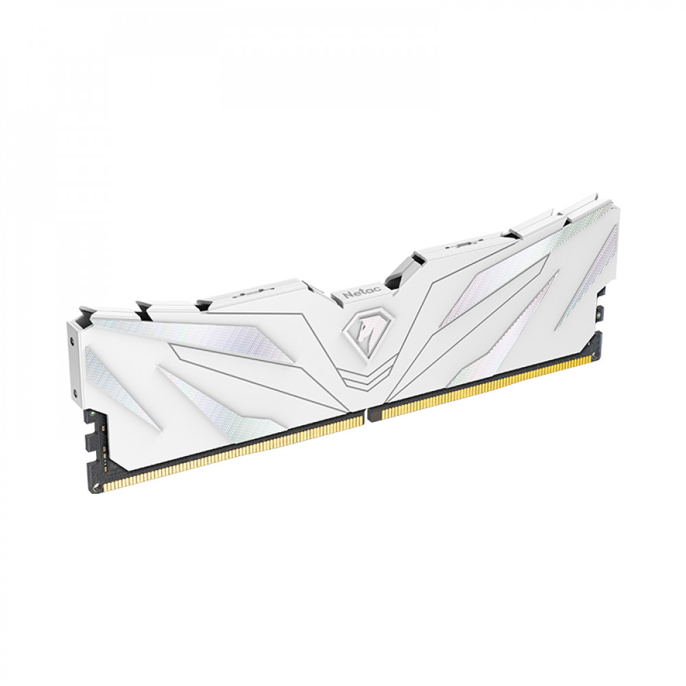 ОЗУ Netac Shadow II White NTSWD5P48SP-16W DIMM, DDR5, 16 Гб, 4800 МГц — фото товара