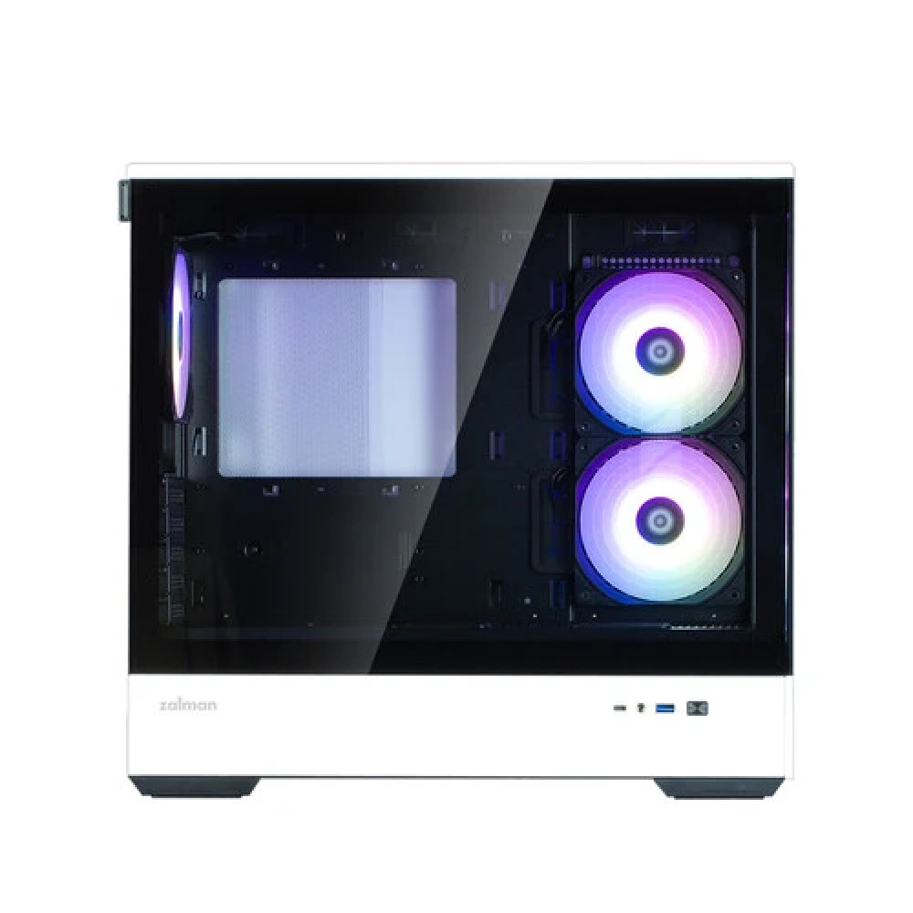 Корпус Zalman P30 BLACK/WHITE P30 BW Mini-Tower - миниатюра 2