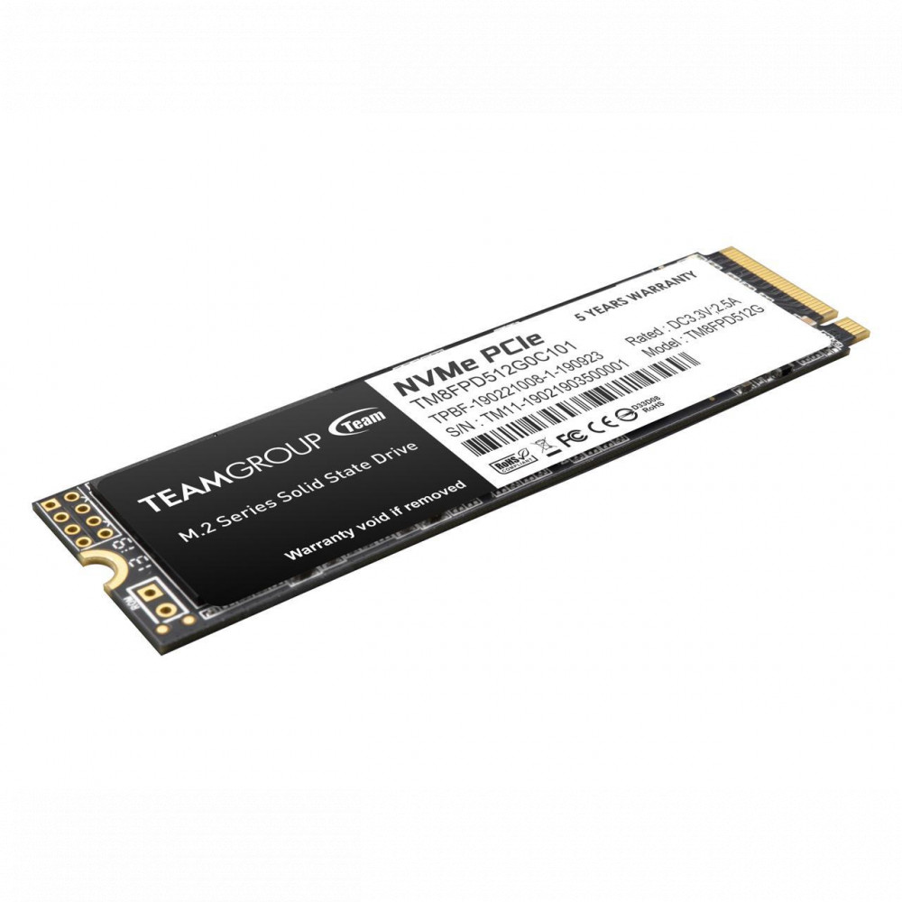 Жесткий диск Team Group MP33 PRO TM8FPD512G0C101 SSD (твердотельные), 512 ГБ, M.2, PCIe — фото товара
